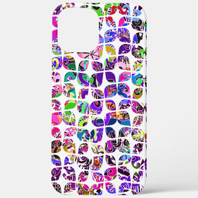 Cute colourful abstract sixties patterns Case-Mate iPhone case (Back)