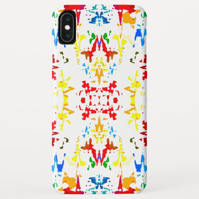 Cute colourful abstract splatter  Case-Mate iPhone case (Back)