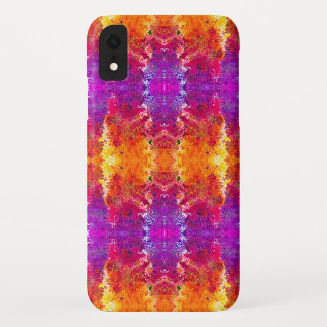 Cute colourful abstract splatter paint Case-Mate iPhone case (Back)