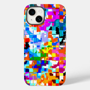 Cute colourful abstract squares Case-Mate iPhone 14 case