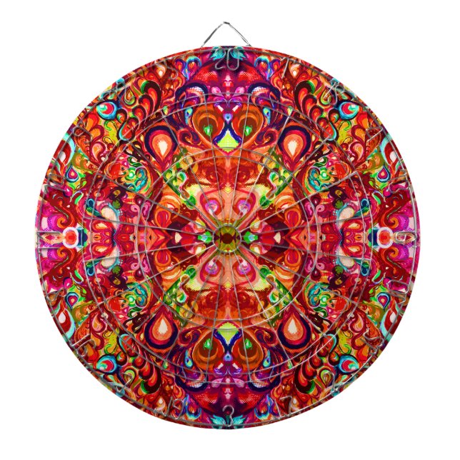 Cute colourful abstract swirl paint Case-Mate iPho Dartboard (Front)