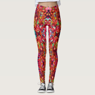 Cute colourful abstract swirl paint Case-Mate iPho Leggings
