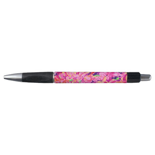 Cute colourful abstract swirls paint (Front)