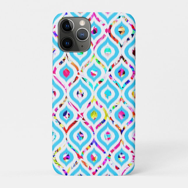 Cute colourful abstract zigzag patterns Case-Mate iPhone case (Back)