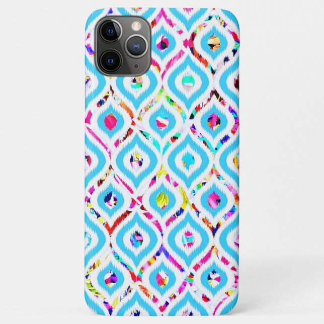 Cute colourful abstract zigzag patterns Case-Mate iPhone case (Back)
