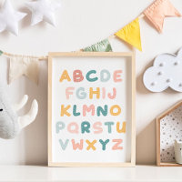 Cute Colourful Alphabets Nursery