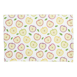 Cute Colourful Apple Pattern Pillowcase