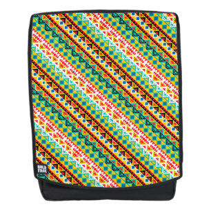 Cute colourful aztec patterns design backpack