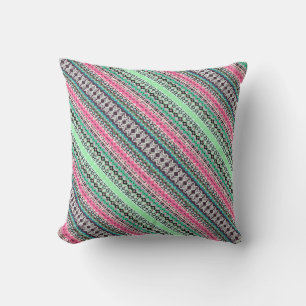 Cute colourful aztec patterns design cushion