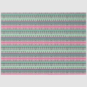 Cute colourful aztec patterns design tissue paper