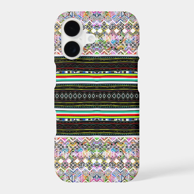 Cute colourful aztec tribal patterns (Back)