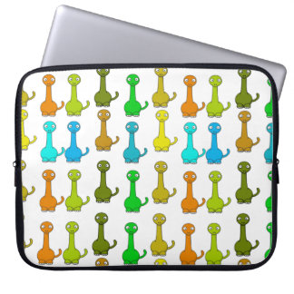 Cute Colourful Baby Dinosaurs design Laptop Sleeve