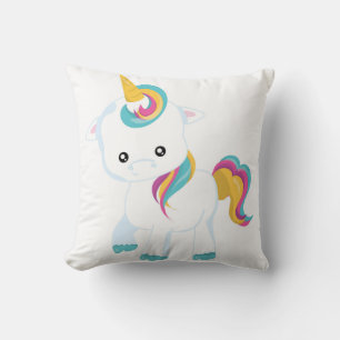 Cute Colourful Baby Unicorn Cushion