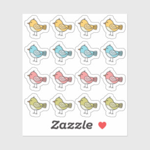 Cute Colourful Bird Animal Birdwatching Planner