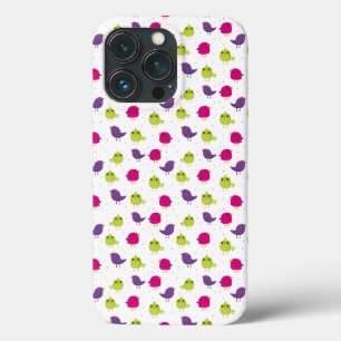 Cute colourful bird iPhone 13 pro case