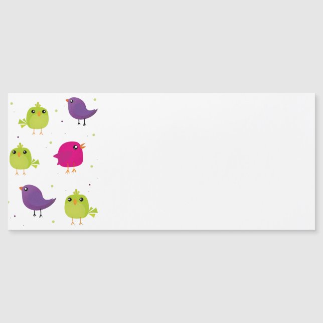Cute colourful birds   (Front)