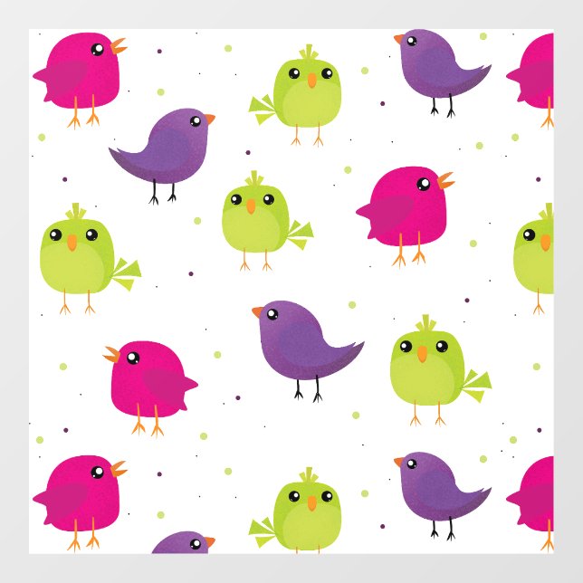 Cute colourful birds  (Sheet)