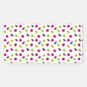 Cute colourful birds   banner
