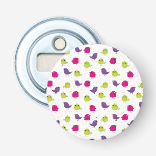 Cute colourful birds bottle opener