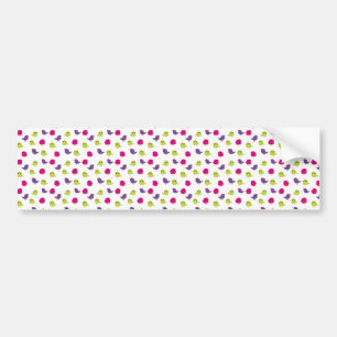 Cute colourful birds   bumper sticker