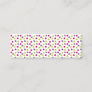 Cute colourful birds calling card