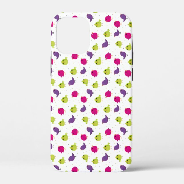 Cute colourful birds  Case-Mate iPhone case (Back)