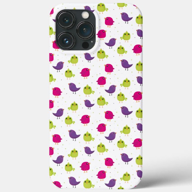 Cute colourful birds   Case-Mate iPhone case (Back)
