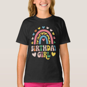 cute colourful birthday girl rainbow T-Shirt