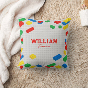 Cute Colourful Bricks Building Blocks Kids  Cushion