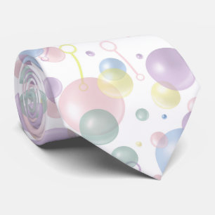 Cute Colourful Bubble Pattern Tie