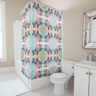 Cute Colourful Butterflies Shower Curtain