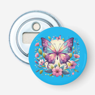 Cute, colourful butterfly bottle opener