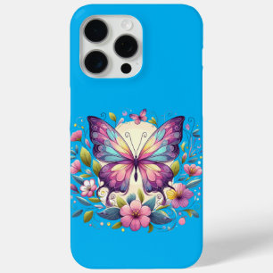 Cute, colourful butterfly  iPhone 15 pro max case