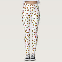 Cute Colourful Butterfly Print on White