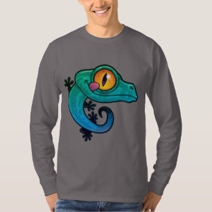 Cute Colourful Cartoon Gecko T-Shirt