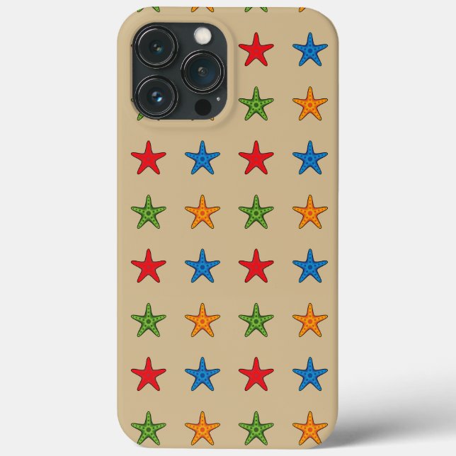 Cute Colourful Cartoon Starfish Set Case-Mate iPhone Case (Back)