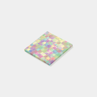 Cute Colourful Chalk Squares #2 Post-it Notes