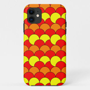 Cute colourful circles pattern iPhone 11 case