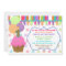 Cute Colourful Cupcake Birthday Invitation [one]