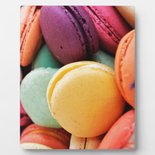 Cute Colourful Dessert French Macaron Plaque