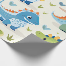 Cute Colourful Dinosaur Baby Pattern