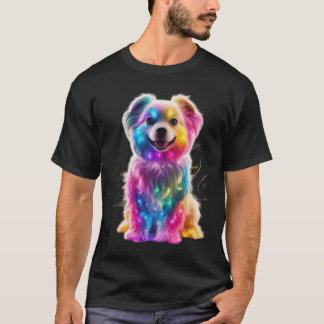 Cute Colourful Dog T-Shirt