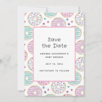 Cute Colourful Doughnut Pattern