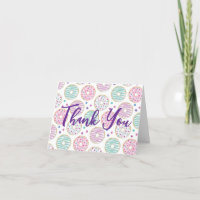 Cute Colourful Doughnut Pattern