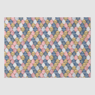 Cute Colourful Easter Eggs Seamless Pattern Tissue Paper