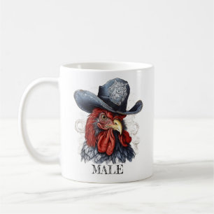 cute colourful editable male chicken Mug