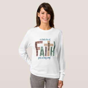Cute Colourful Faith Bible Verses Typography Quot T-Shirt