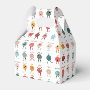 Cute Colourful Feelings Emotions Faces Chart  Favour Box
