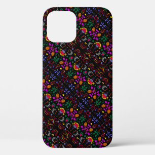 Cute colourful floral pattern  iPhone 12 case