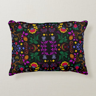 Cute colourful floral pattern decorative cushion